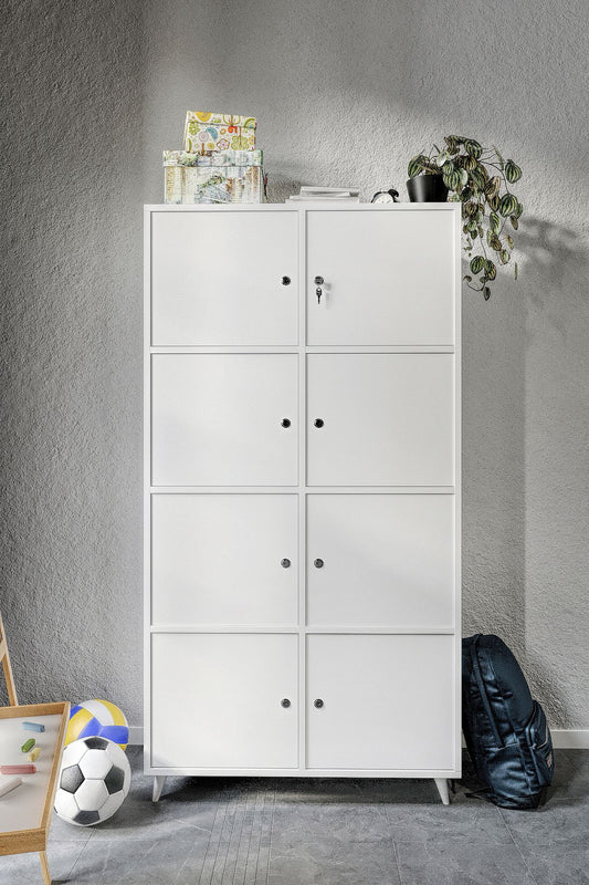 KZNMOB HOME Punto Kilitli Giyinme Soyunma Odası Dolabı, Spor Salonu Dolabı, İşyeri Dolabı