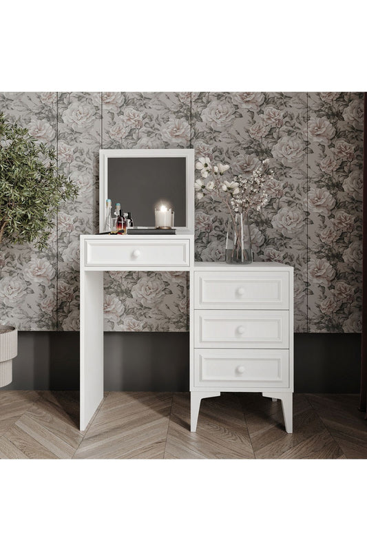 KZNMOB HOME Stella Country Tarzı Aynalı Şifonyer - Tamamı 1. Kalite MDF