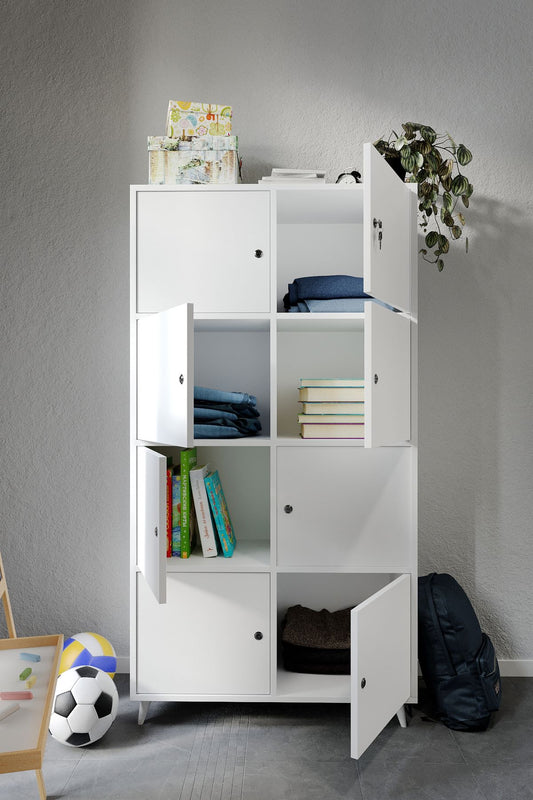 KZNMOB HOME Punto Kilitli Giyinme Soyunma Odası Dolabı, Spor Salonu Dolabı, İşyeri Dolabı