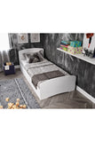 Soft Tek Kişilik Mdf Karyola Beyaz - 90 Cm X 190 Cm Yataklarla Uyumlu