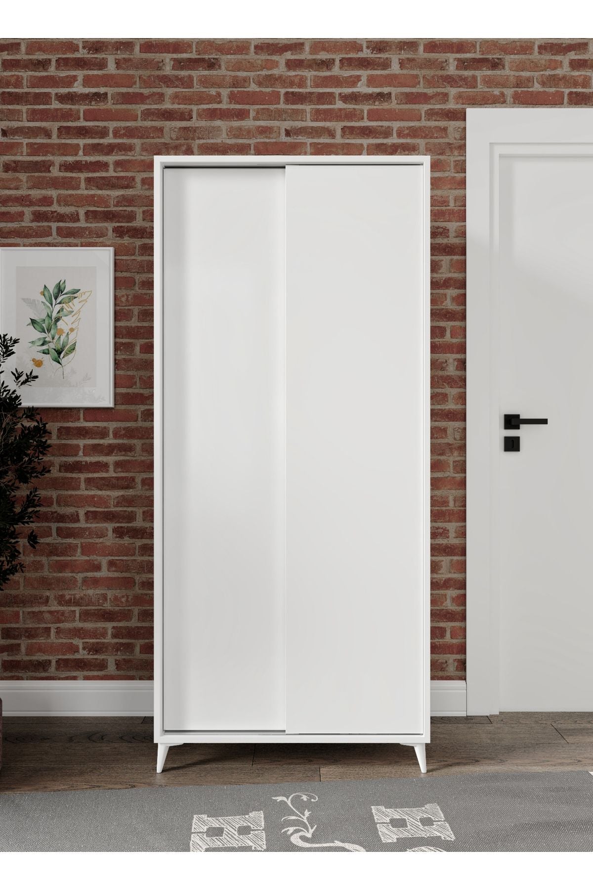 Sürgülü Çok Amaçlı Ayakkabı Dolabı, Ayakkabılık Beyaz - Tamamı 1. Kalite Mdf