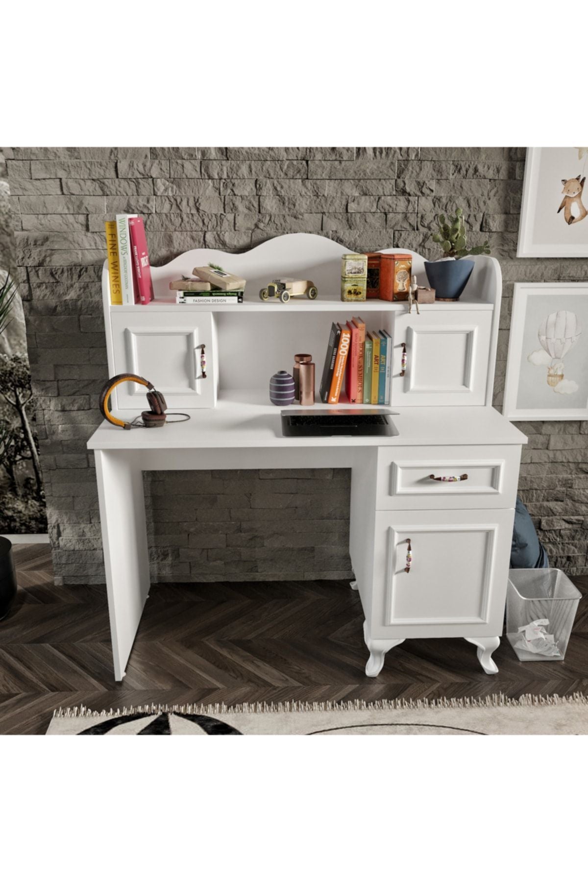 Kartopu Çalışma Masası, Bilgisayar Masası, Ofis Masası Beyaz - Tamamı 1. Kalite Mdf