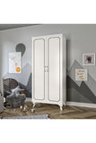 Stil 2 Kapaklı Modern Desenli Gardırop, Elbise Dolabı - Tamamı 1. Kalite Mdf