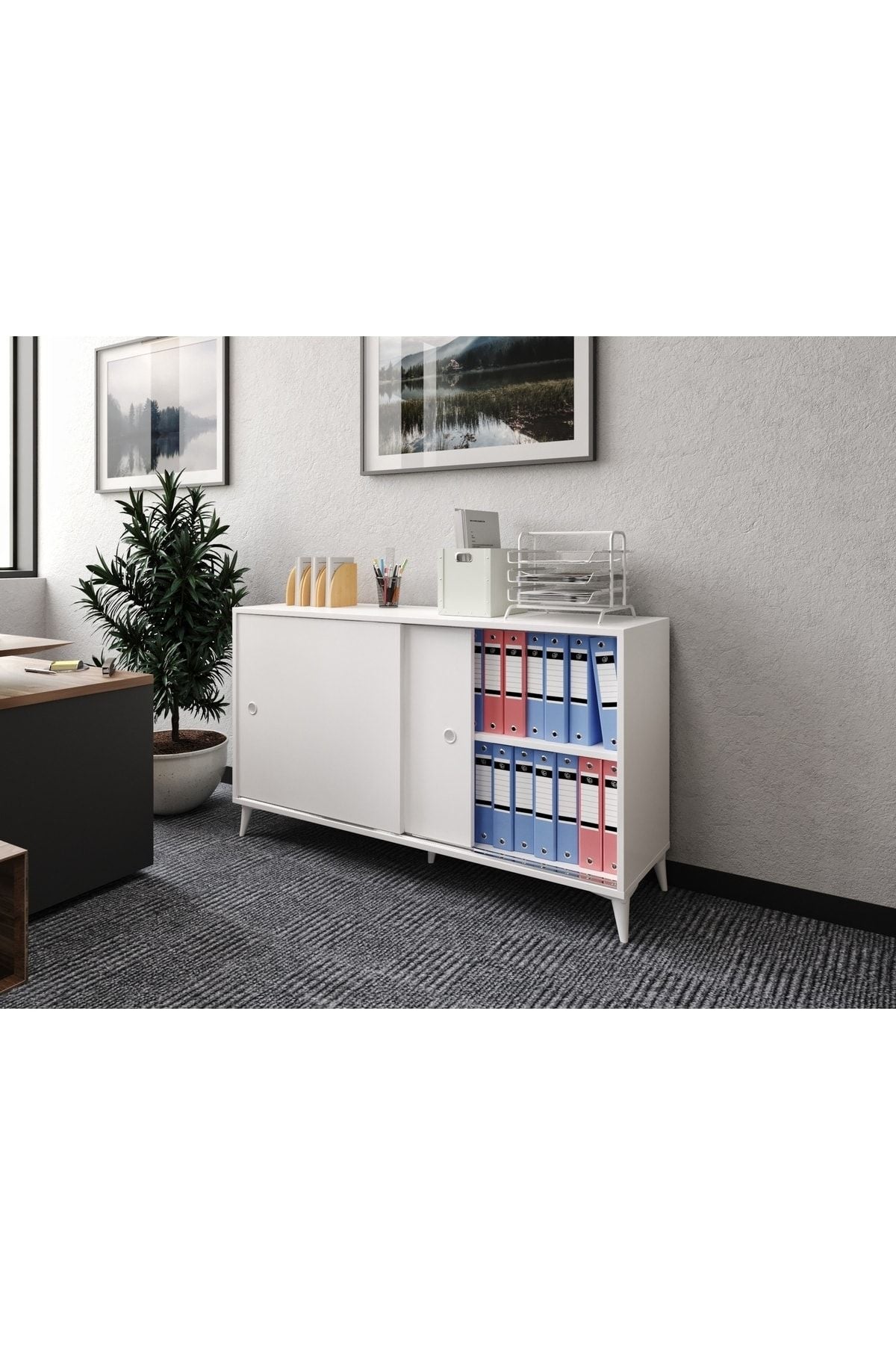 Joker Ofis Dolabı, Dosya Dolabı Beyaz - Tamamı 1. Kalite Mdf JokerOfisDolabıBeyaz