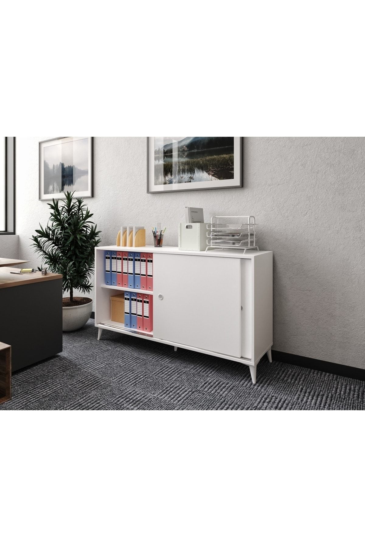 Joker Ofis Dolabı, Dosya Dolabı Beyaz - Tamamı 1. Kalite Mdf JokerOfisDolabıBeyaz