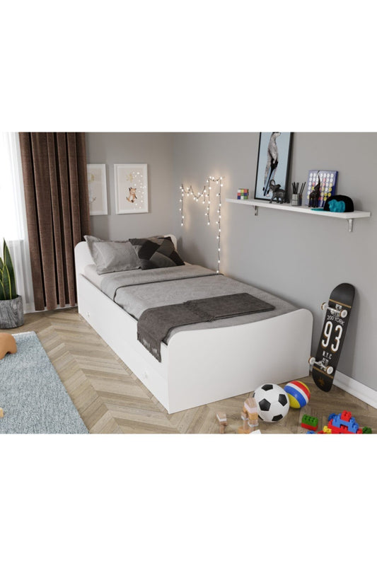 KZNMOB HOME Selen Yavrulu Karyola Beyaz - Tamamı 1. Kalite Mdf