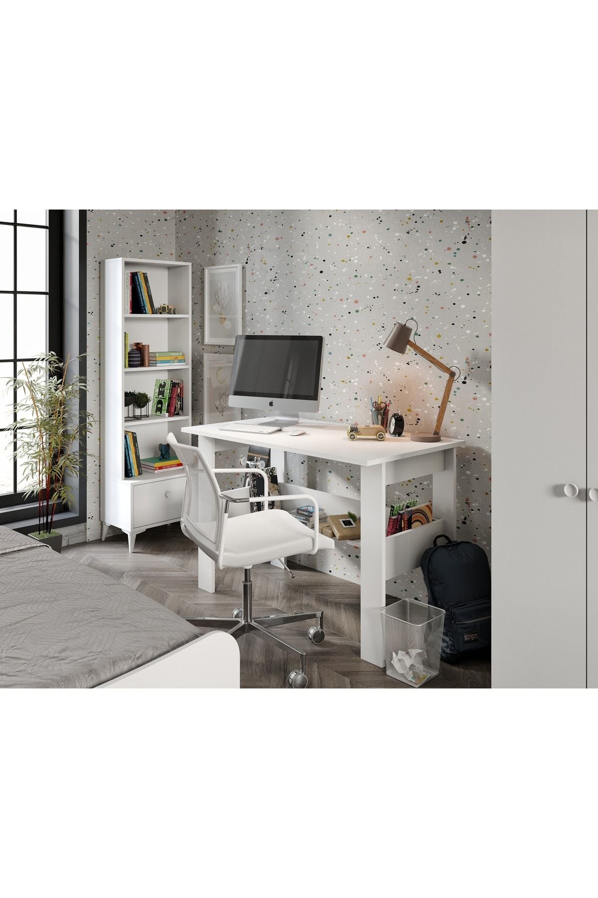 Selen Çocuk Odası Takımı Beyaz - 5 Parçalı Tamamı 1. Kalite Mdf