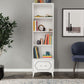 Hayal Modern Çekmeceli MDF Kitaplık Beyaz - Tamamı 1. Kalite Mdf