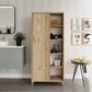 Sürgülü Çok Amaçlı Banyo Dolabı Meşe - Tamamı 1. Kalite Mdf
