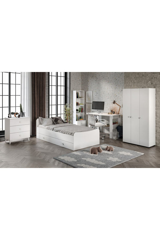 Selen Çocuk Odası Takımı Beyaz - 5 Parçalı Tamamı 1. Kalite Mdf