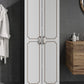 2 Kapaklı 5 Bölmeli Geniş Çok Amaçlı Banyo Dolabı - Tamamı 1. Kalite MDF
