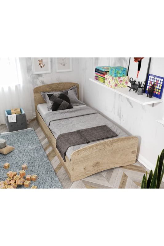 Soft Tek Kişilik Mdf Karyola - 90 Cm X 190 Cm Yataklarla Uyumlu