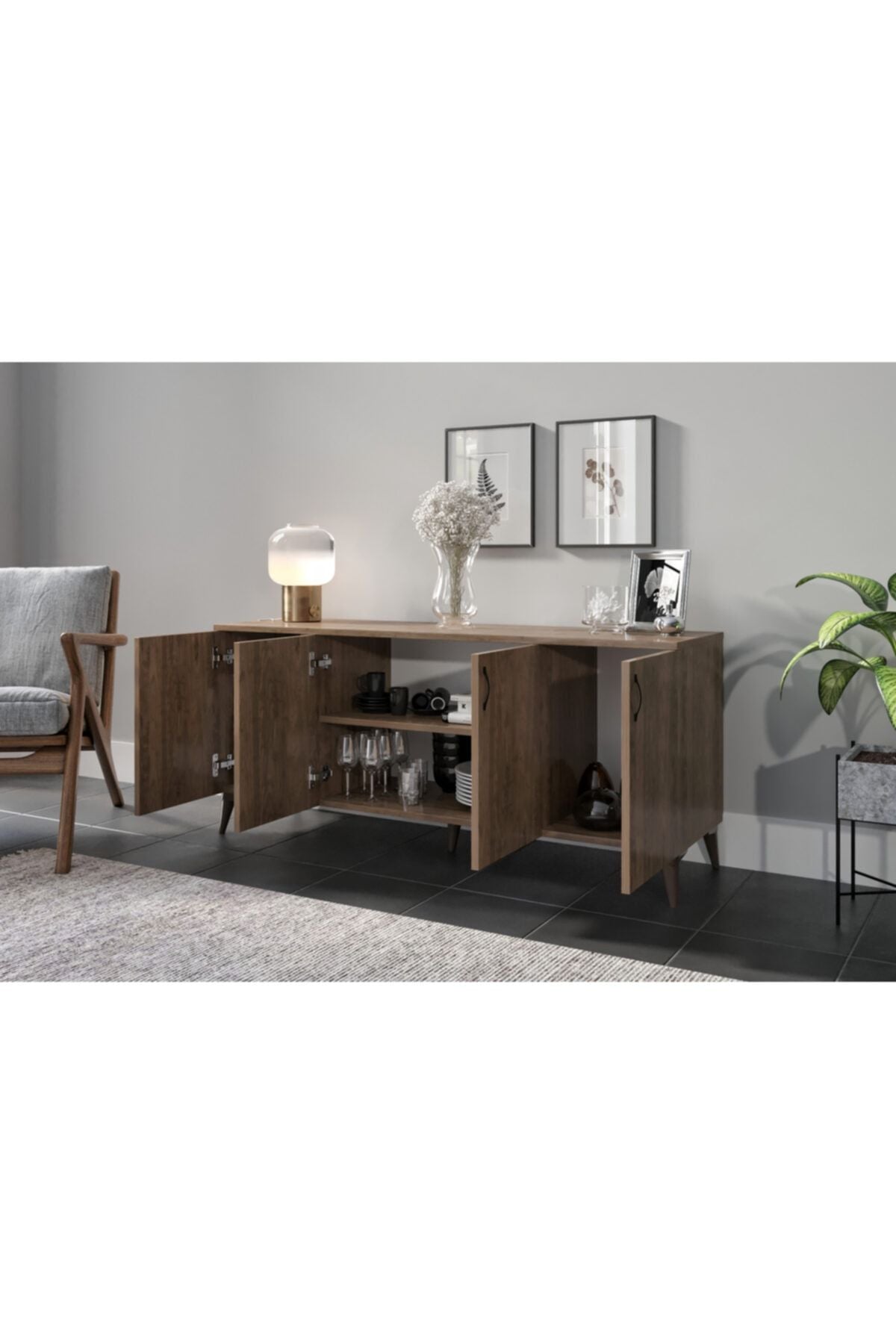 Çok Amaçlı Mdf Konsol Dolap -18mm Mdf