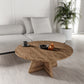 KZNMOB HOME Mush 90cm orta Sehpa - Beyaz, Ceviz, Meşe, Traverten Desenli Tamamı MDF