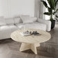 KZNMOB HOME Mush 90cm orta Sehpa - Beyaz, Ceviz, Meşe, Traverten Desenli Tamamı MDF
