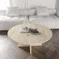 KZNMOB HOME Mush 90cm orta Sehpa - Beyaz, Ceviz, Meşe, Traverten Desenli Tamamı MDF
