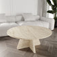 KZNMOB HOME Mush 90cm orta Sehpa - Beyaz, Ceviz, Meşe, Traverten Desenli Tamamı MDF