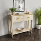KZNMOB HOME Traverten Desenli Modern Dresuar, 2 Çekmeceli 90cm Mermer Desenli - Tamamı MDF