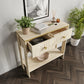 KZNMOB HOME Traverten Desenli Modern Dresuar, 2 Çekmeceli 90cm Mermer Desenli - Tamamı MDF